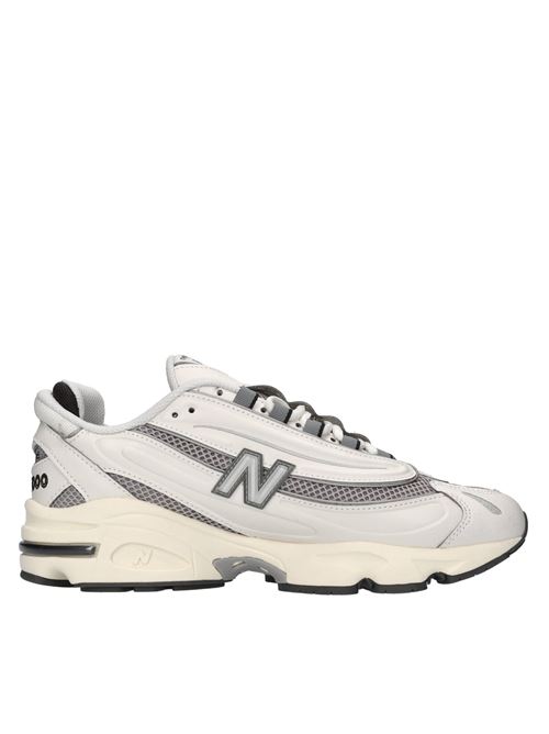 Sneakers in ecopelle e tessuto NEW BALANCE | M1000MEWBIANCO-GRIGIO